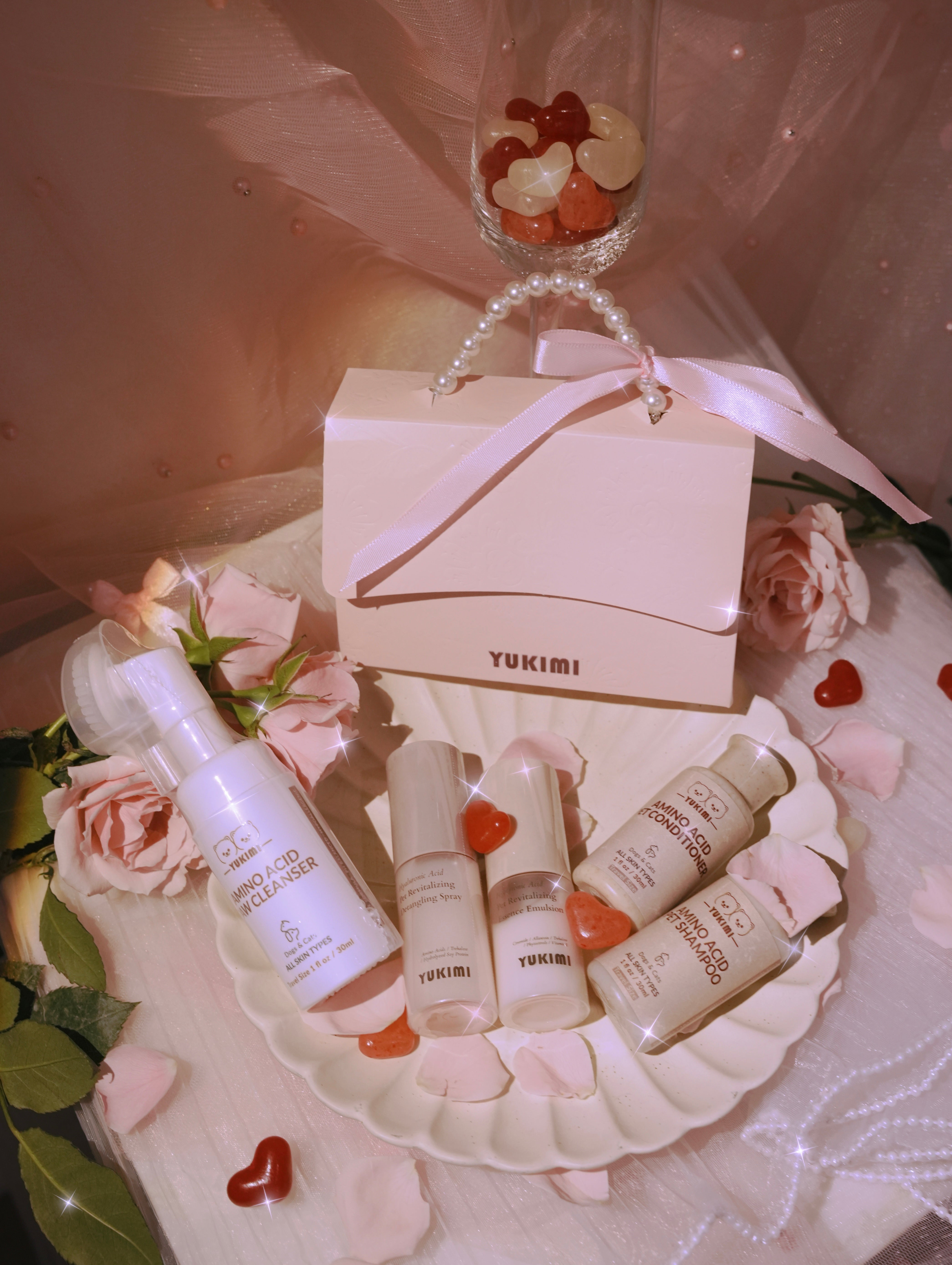 Mini Pearl Purse Grooming Skincare Travel Kit